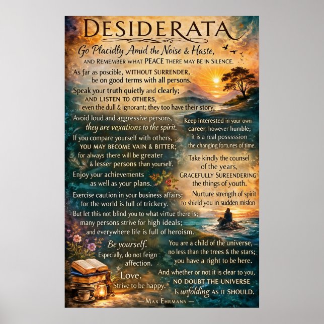 DESIDERAT POSTER (Framsidan)