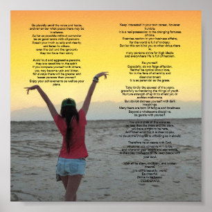 Desiderata 6 vid 6 flytta sig mycket långsamt poster