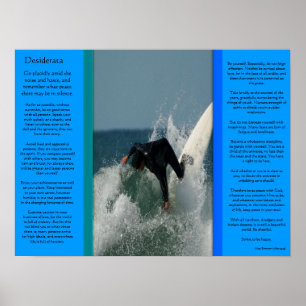 DESIDERATA Ansikte Dive Poster