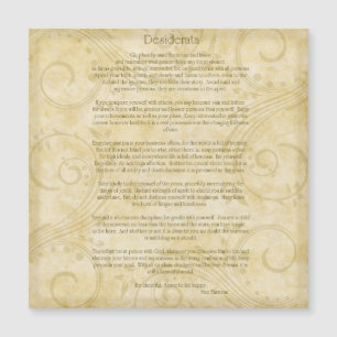 Desiderata av Max Ehrmann Magnet