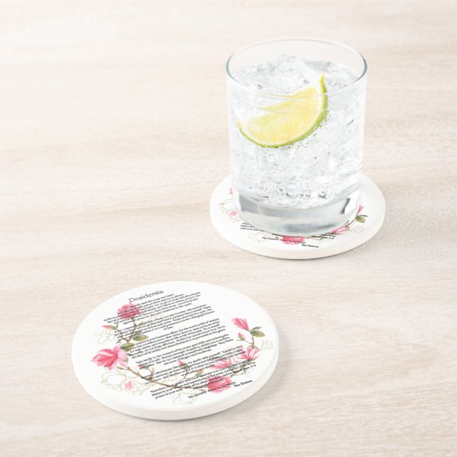 Desiderata av Max Ehrmann Underlägg (Sidan)