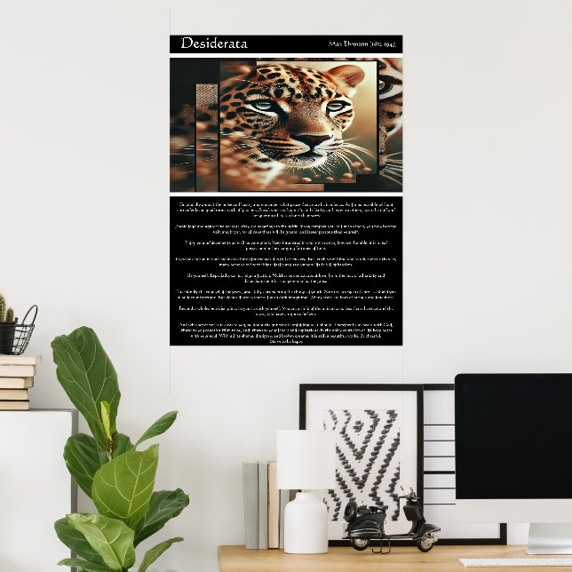 Desiderata: Beauty in Stillness Poster (Hemmakontoret)