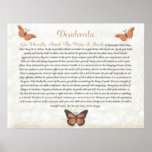 DESIDERATA Cheerful Daisys Poster