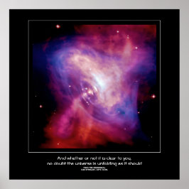 Desiderata Citat - Crab Pulsar, Neutron Star Poster