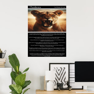 Desiderata: Den omanipulerade andan Poster