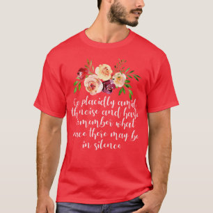Desiderata Dikt om fred och Lugn T Shirt