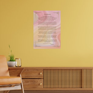 Desiderata-dikten av Max Ehrmann Affisch