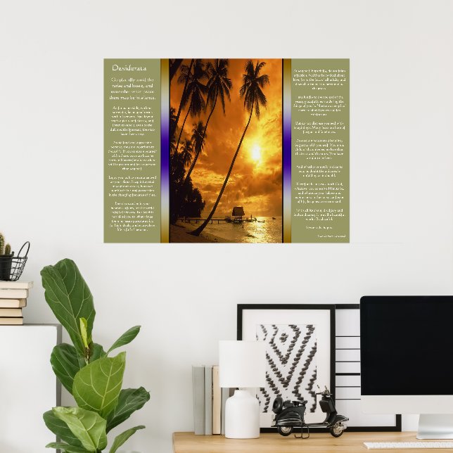 Desiderata Enchanting Island Oasis Poster (Hemmakontoret)
