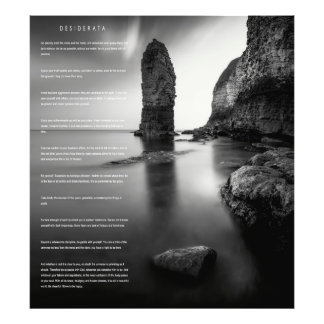 DESIDERATA England Kusten Fototryck