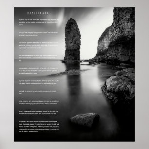 DESIDERATA England Kusten Poster