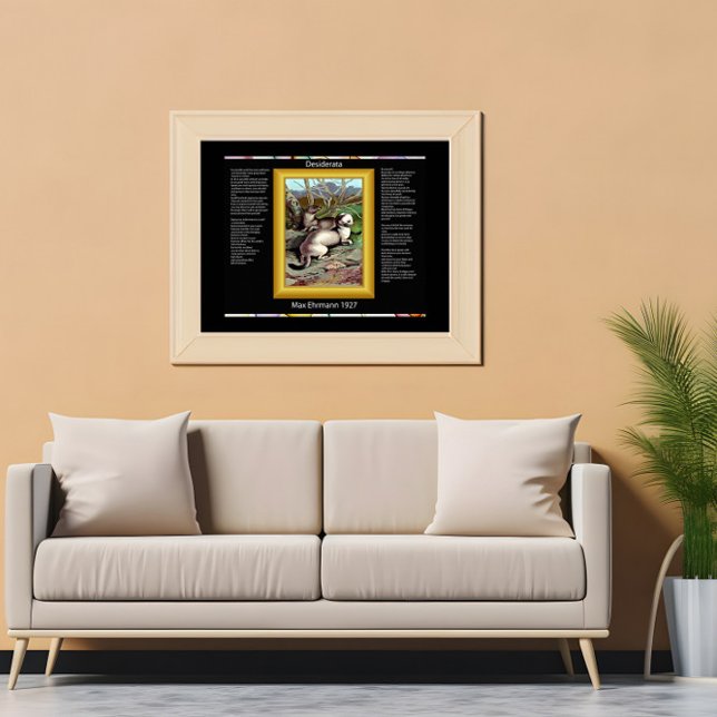 Desiderata Ermine Vintage Art Poster (Skapare uppladdad)