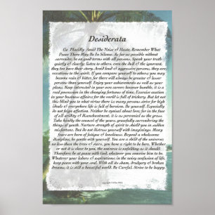 DESIDERATA försiktiga Palm Beach Poster