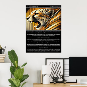 Desiderata frigör din inre styrka poster