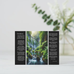 DESIDERATA Gömt Paradise: Waterfalls Embrace Vykort
