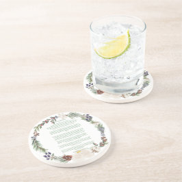 Desiderata Grönt för krans vid jul Underlägg