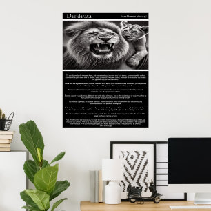Desiderata: Kins ekoes Poster