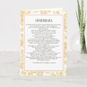DESIDERATA-kort=Blommigt Helgkort