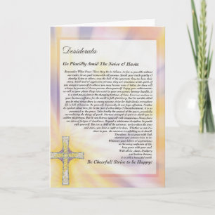 DESIDERATA Mosaic Kor Card Helgkort