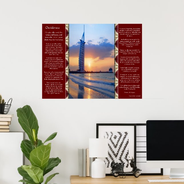 Desiderata Ocean Himlar Scape Poster (Hemmakontoret)