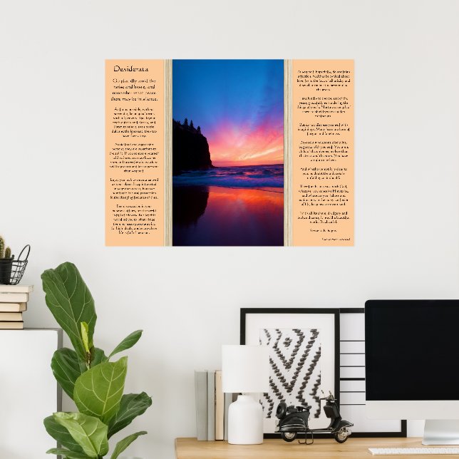 Desiderata Ocean Himlar Scape Poster 2 (Hemmakontoret)