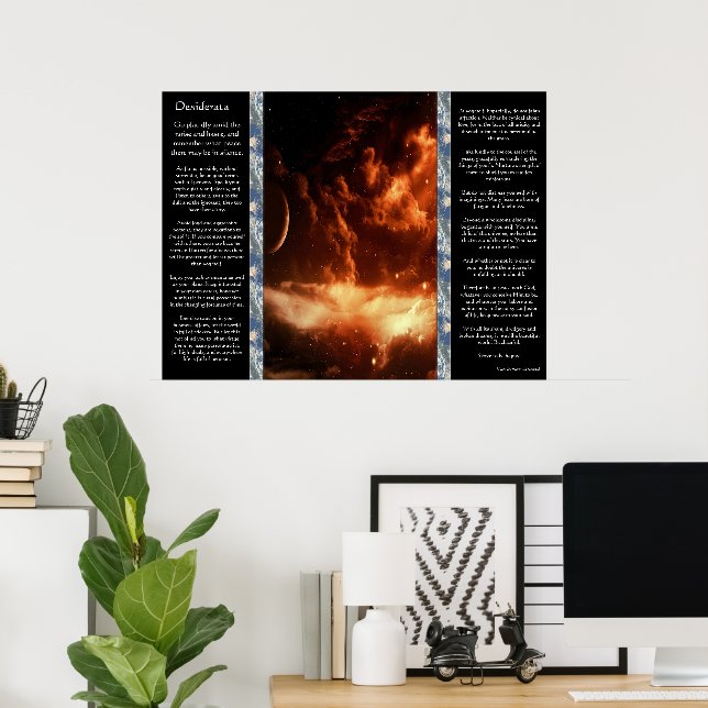 Desiderata Ocean Space Poster (Hemmakontoret)