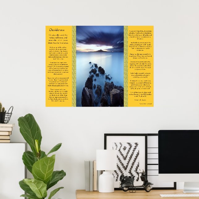 Desiderata Ocean Walkway Poster (Hemmakontoret)