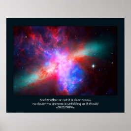 Desiderata-offert - den aktiva Cigar Galaxy Poster