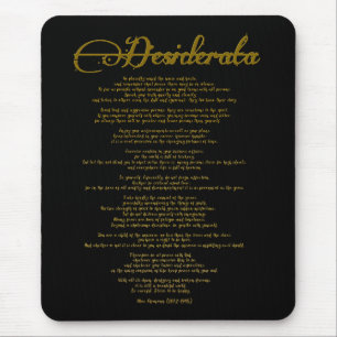 Desiderata ’Önskad Sak’ Musmatta