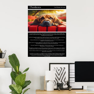 Desiderata: Red Fence Sanctuary Poster
