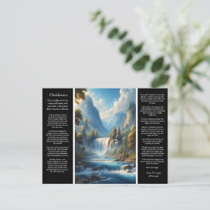 Desiderata Stillness i Stream Vykort
