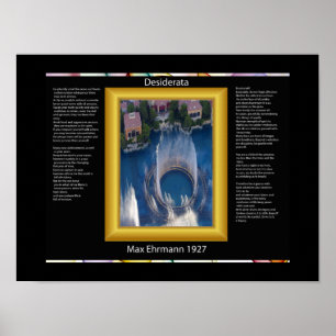 DESIDERATA Tittar ned Poster