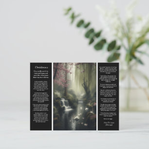 Desiderata Waterfall: Cherry Blommars och Svanar Vykort