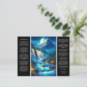 Desiderata Waterfall Echoes of the Desiderata Vykort