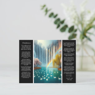 Desiderata Waterfall: Fallande Kärlek Bliss Vykort