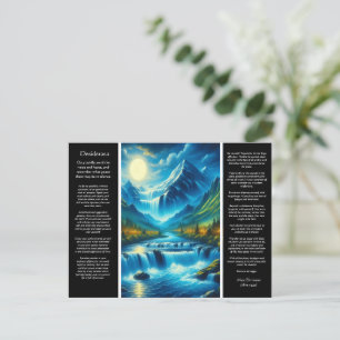 Desiderata Waterfall Light Vykort