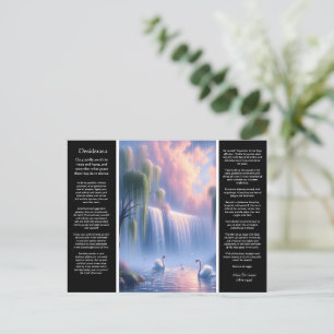 Desiderata Waterfall: Pastel Himmel Dreams Vykort