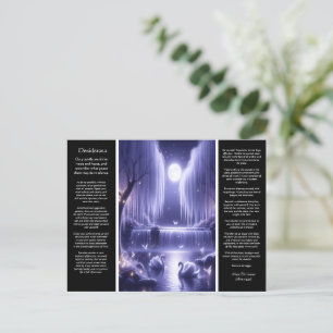 Desiderata Waterfall: Radiant Bloom Falls Vykort