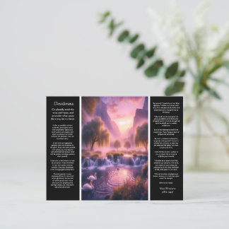 Desiderata Waterfall: Romantic Svan Sanctuary Vykort
