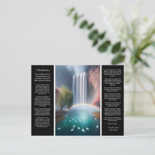 Desiderata Waterfall: Turquise Bassäng, Rainbow's Vykort