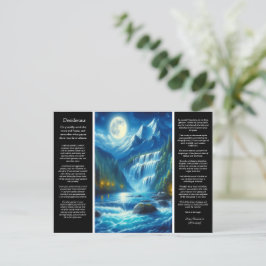 Desiderata Waterfall Whispers Vykort