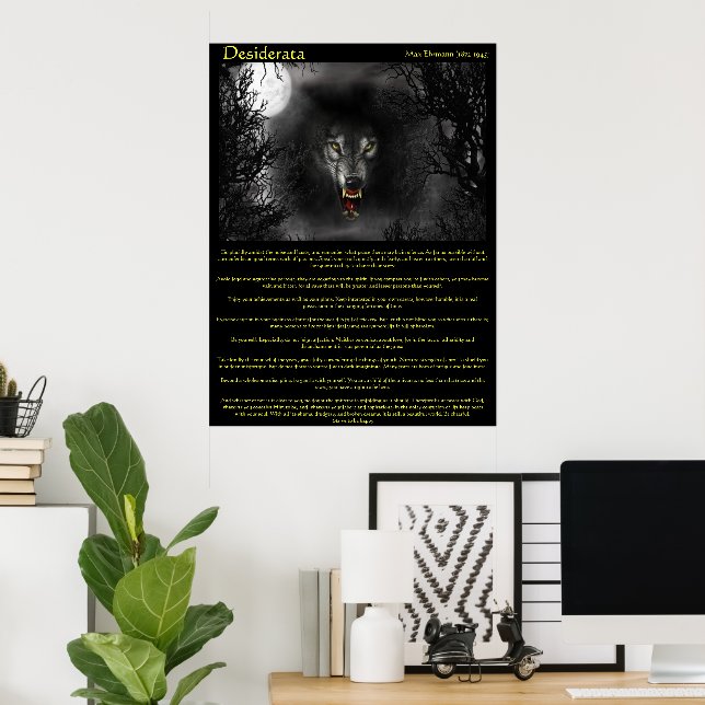 Desiderata Weregger Poster (Hemmakontoret)
