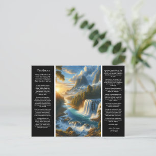 DESIDERATA Whispers nedanför Falls Vykort