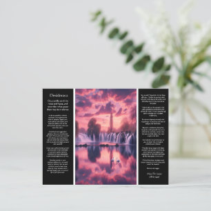 Desiderata Whispers of Sunset, Mirrored Dreams Vykort