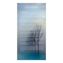 DESIDERATA Winter Träd Perfect Poster