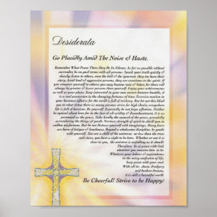 DESIDERATAdikt med mosaikkor Poster