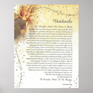 DESIDERATAskyddsängel Poster