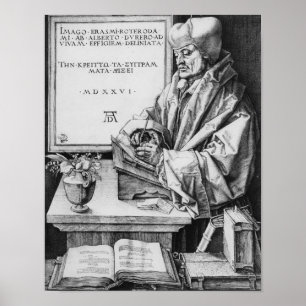 Desiderius Erasmus av Rotterdam, 1526 Poster