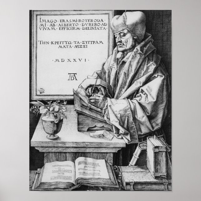 Desiderius Erasmus of Rotterdam, 1526 Poster (Framsidan)