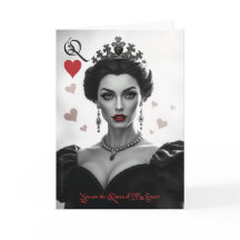 Design 02 Queen of My Heart Valentine Card