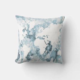 Design 103 världskarta kudde